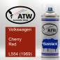 Preview: Volkswagen, Cherry Red, L554 (1969): 400ml Sprühdose, von ATW Autoteile West.